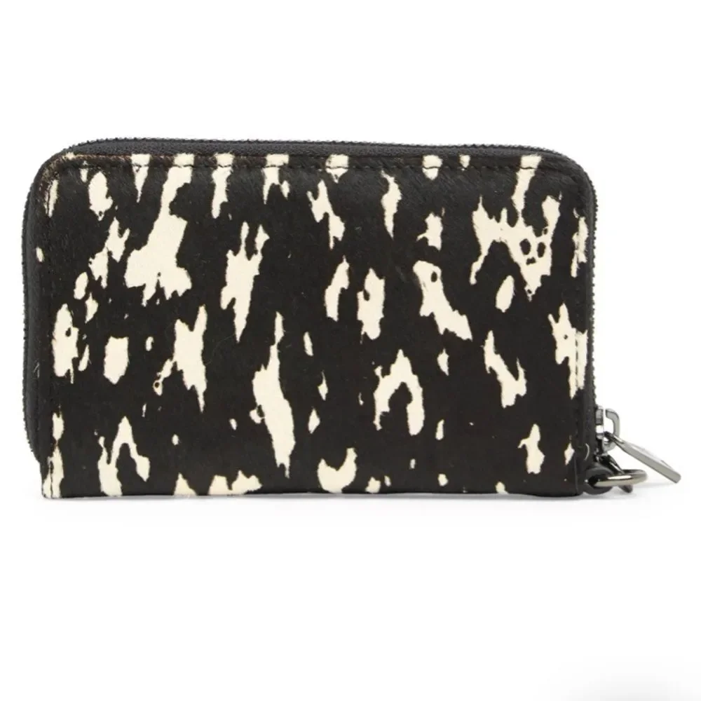 Aimee Kestenberg | Cowhide Leather Black White Women’s Wrislet Wallet
